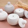 Vela Decorativa Redondo Listrado, peça de velas decorativas da VivaCasa — imagem 5