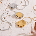 Colar Medalhas Duplas