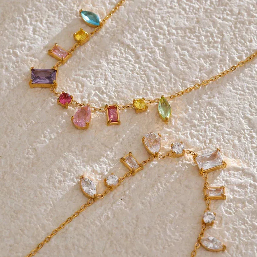Colar Prismé com Zircônias