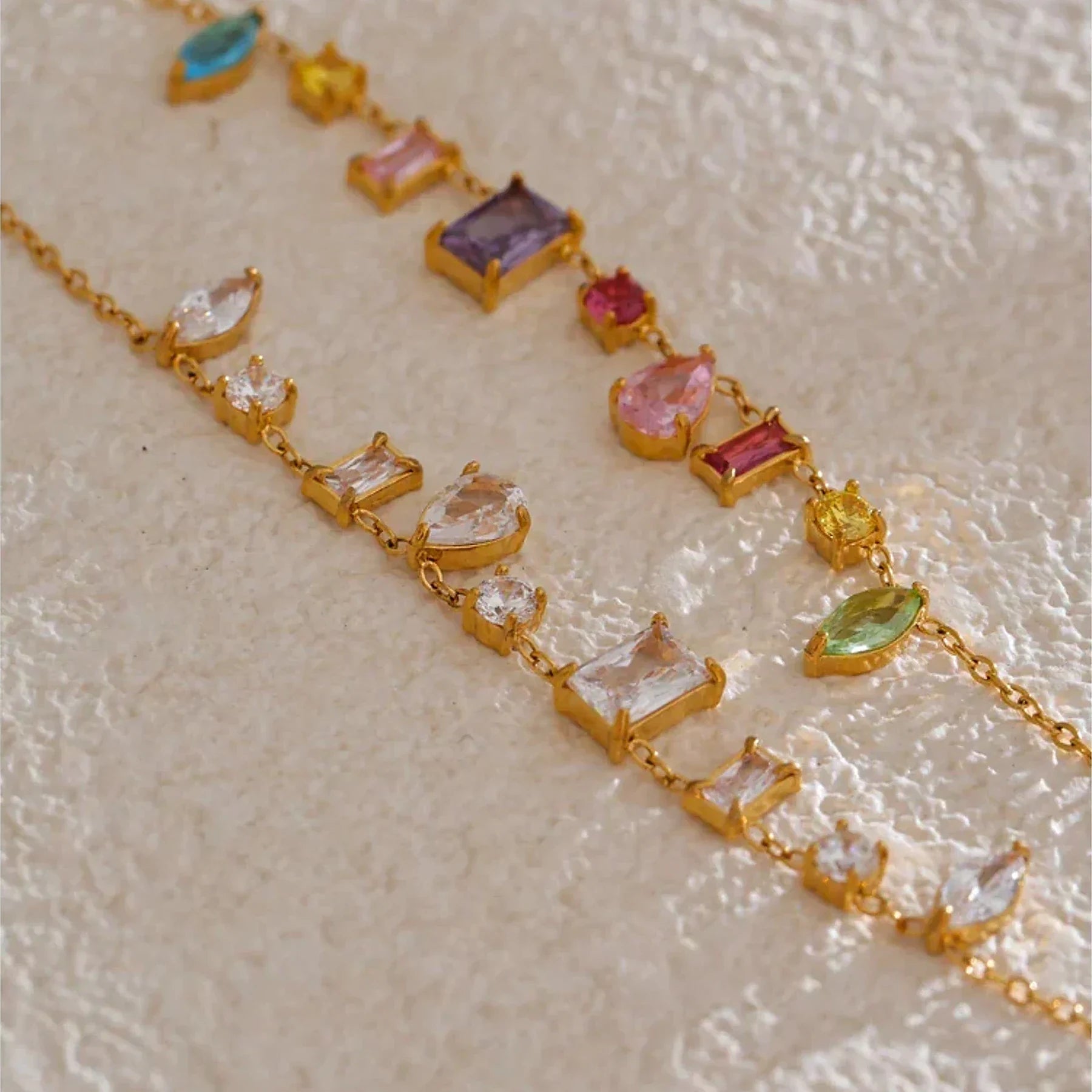 Colar Prismé com Zircônias