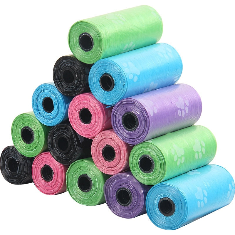 Sacos de Lixo biodegradáveis (Kit-15 rolos com 225 sacolas cada)