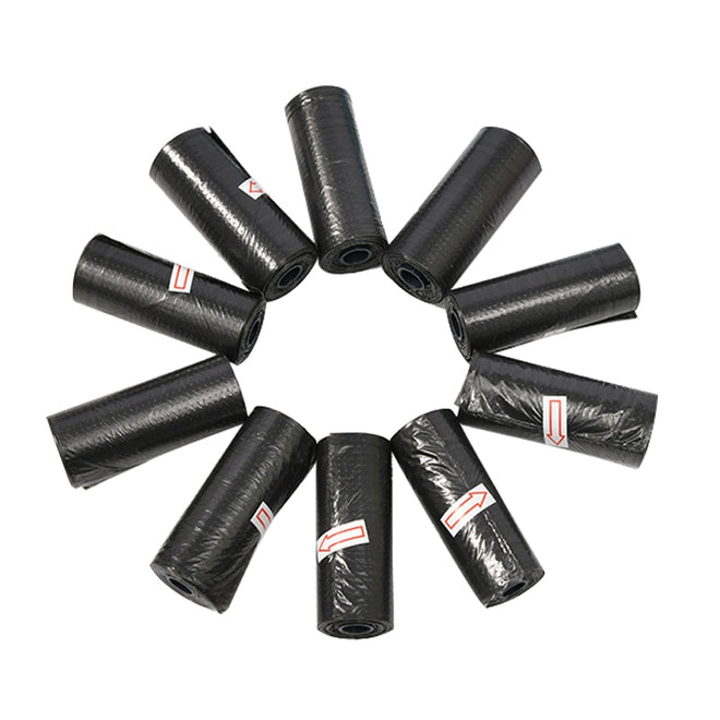 Sacos de Lixo biodegradáveis (Kit-15 rolos com 225 sacolas cada) preto