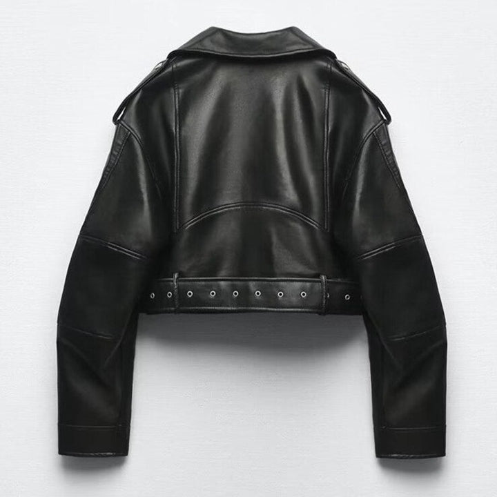 Jaqueta de couro Feminina Vintage 80's | Faetton &Co.