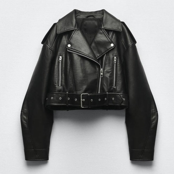 Jaqueta de couro Feminina Vintage 80's | Faetton &Co.