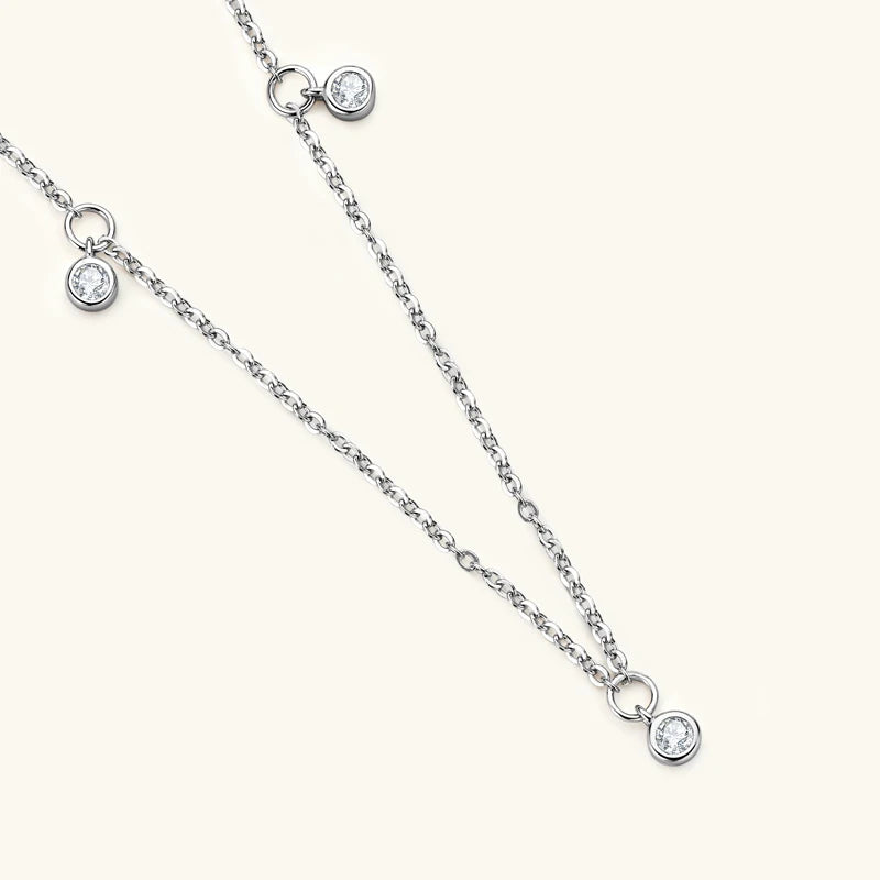 Colar Choker V Diamonds Prata Faetton &Co.
