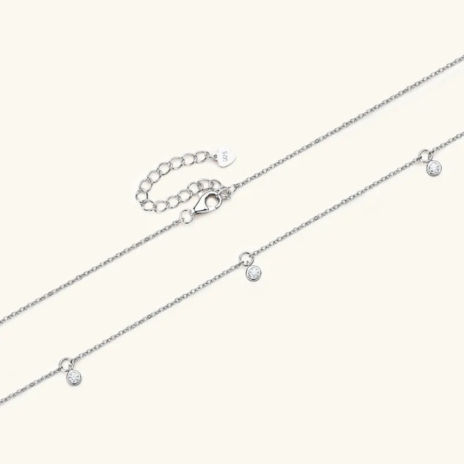 Colar Choker V Diamonds Prata Faetton &Co.