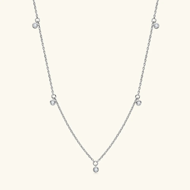 Colar Choker V Diamonds Prata Faetton &Co.