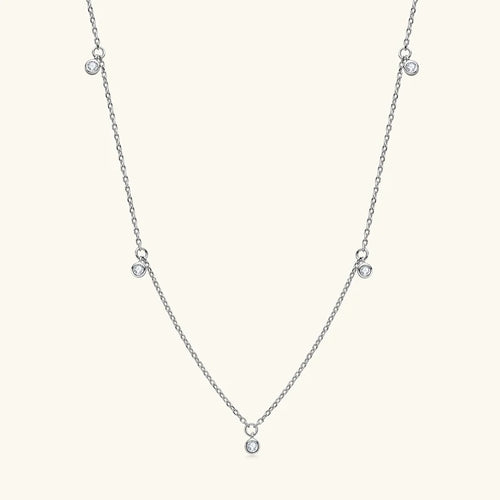 Colar Choker V Diamonds Prata Faetton &Co.