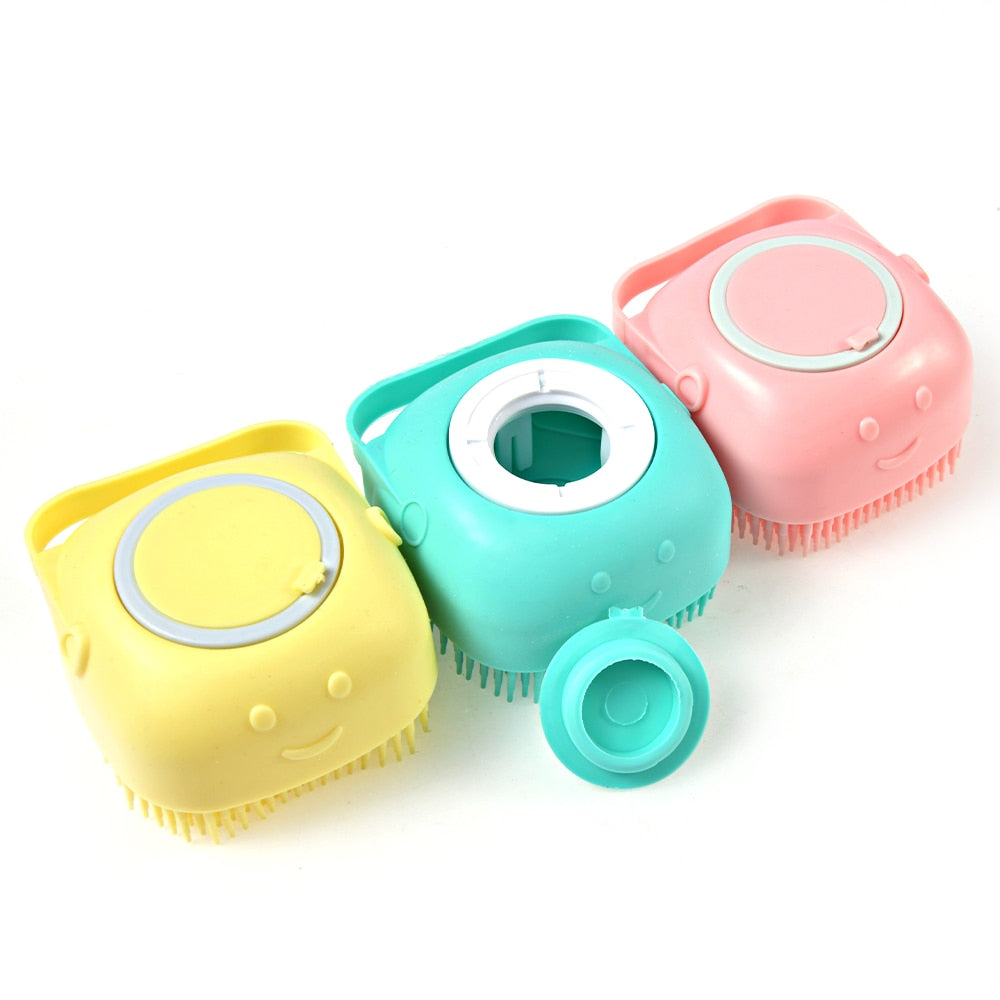 PupFat | Escova de banho de silicone para cachorros e gatos